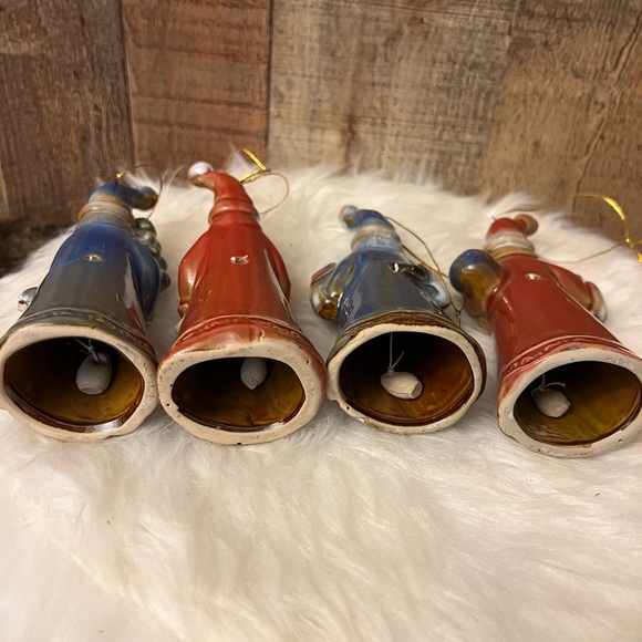 VTG PORCELAIN SAINT NICK ORNAMENTS - Picture 6 of 8